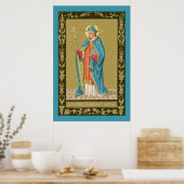 Poster St. Thomas Becket avec épée dans la mitre (P 005) (Cuisine)