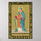 Poster St. Thomas Becket avec épée en mitre (P 005) (Devant)