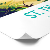 Poster St. Thomas Travel Poster, US Virgin Islands (Coin)