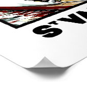 Poster St. Valery en cayx, eau, phare, voilier (Coin)