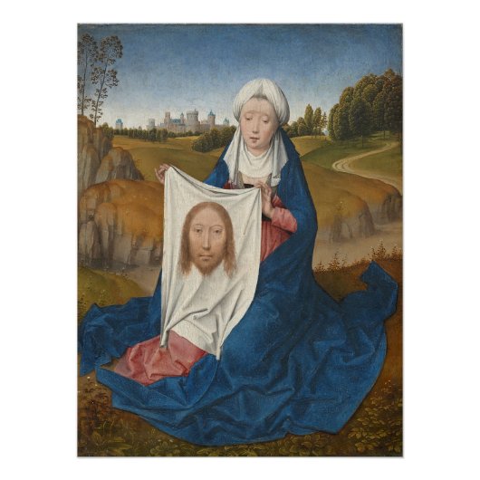 Poster St. Veronica, c.1470-1475 (huile sur panneau) (Devant)