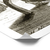 Poster St Vincent écrit dans sa cellule à Ferins, de 'T (Coin)