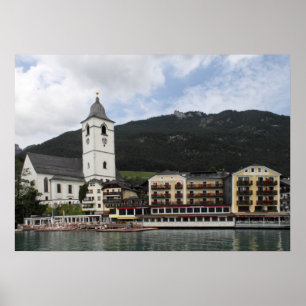 Poster St.Wolfgang am Wolfgangsee, Salzburg Österreich