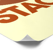 Poster Stache (Coin)