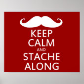Poster Stache le long (Devant)
