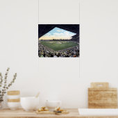 Poster Stade de baseball de Cleveland Ohio (Cuisine)
