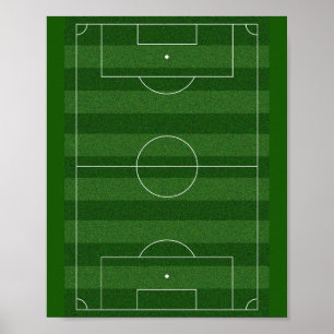Poster Stade de football - Football Field - Football Yard