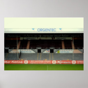 Poster Stade de manière de coupure