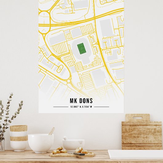 Poster Stade Milton Keynes Dons (Cuisine)