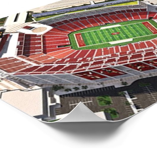 Poster Stade Raymond James, Tampa, FL (Coin)