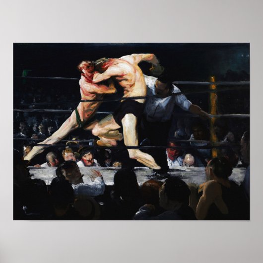 Poster Stag à Sharkey's par George Bellows (Devant)