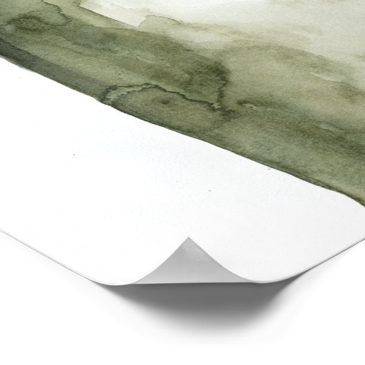 Poster Stag errant - Aquarelle (Coin)