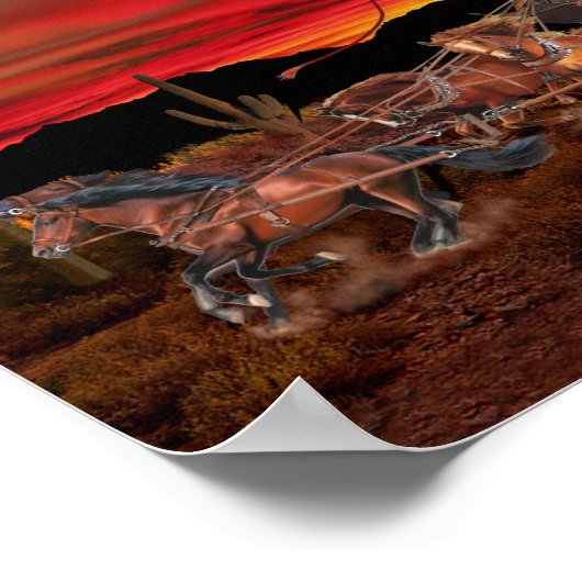 POSTER STAGECOACH COWBOYS (Coin)