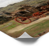 Poster Stagecoach Old West Vintage (Coin)