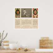Poster Stahl Red Sox Browns Baseball 1912 (Cuisine)