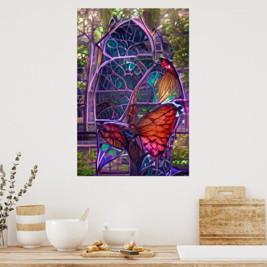 Poster Stained Glass (Cuisine)