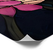 Poster Stained Glass Little Fairy With Dragonfly (Coin)