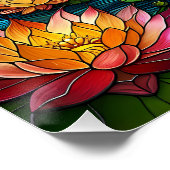 Poster Stained Glass Moonlight Flight Fairy  (Coin)