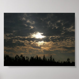 Poster Stained-glass Sunset