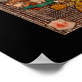 Poster Stained Glass Window Design of St. Gobnait (Coin)