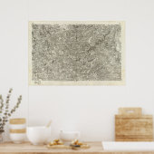 Poster Staint Etienne, Staint Marcellin (Cuisine)