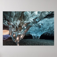 Stalactite De Glace Dans Une Grotte De Glace