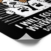 Poster Stalker Anglais Bulldog Fun (Coin)