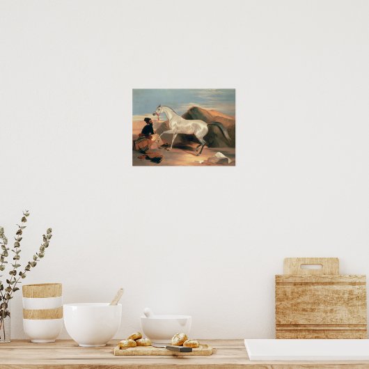 Poster Stallion arabe (Cuisine)