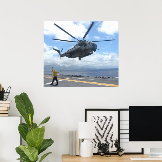 Poster Stallion de mer CH-53D (Bureau à domicile)