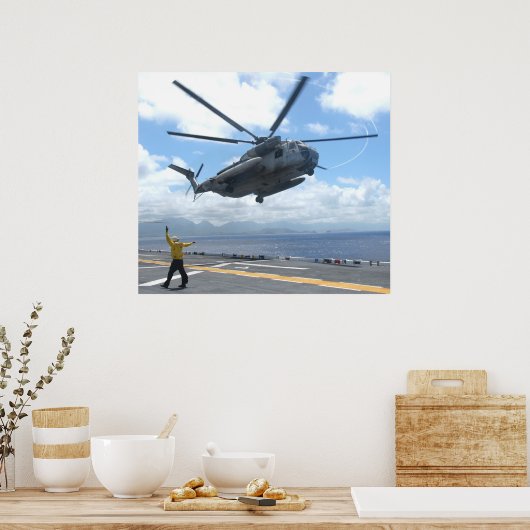 Poster Stallion de mer CH-53D (Cuisine)