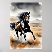Poster Stallion in Full Stride (Devant)