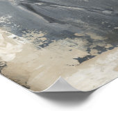 Poster Stallion noir (Coin)