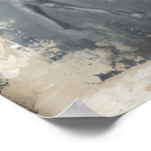 Poster Stallion noir (Coin)