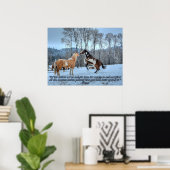 Poster Stallions Pinto Paint, Citation Neige & Rumi (Bureau à domicile)