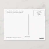 Poster Stamp Briefkaart Gray Taxi Co. SF (Achterkant)