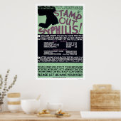 Poster Stamp Out Syphilis 1940 WPA (Cuisine)