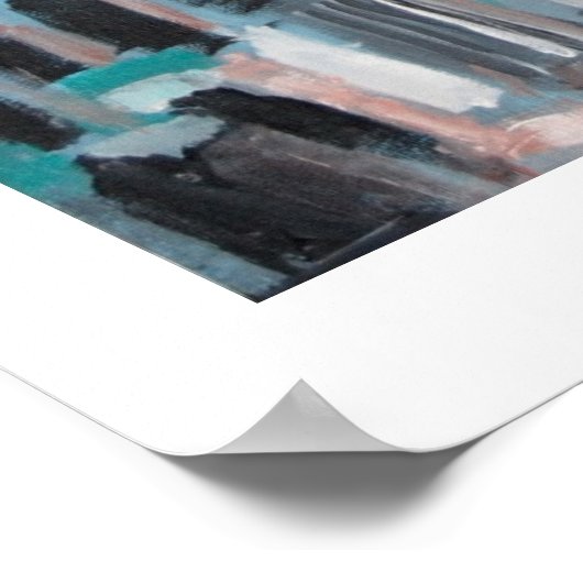 Poster Stan Levine "Chicago Skyline" (Coin)