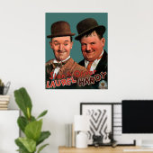 Poster STAN OLIVER Laurel et Hardy Movie (Bureau à domicile)
