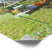 Poster Stand citrouille dans le Vermont en automne (Coin)