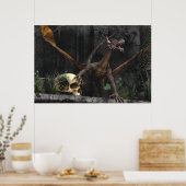 Poster Stand de crâne Dragon (Cuisine)