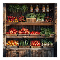 Stand de légumes du marché agricole