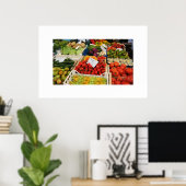 Poster stand de légumes et de fruits (Bureau à domicile)