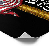 Poster Stand For Flag Kneel For Cross Patriotic Christian (Coin)