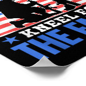 Poster Stand For The Flag Kneel For The Fallen Combat Mem (Coin)
