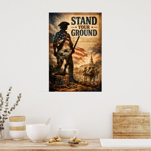 Poster Stand Your Ground  (Cuisine)