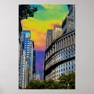 Poster Standard Oil Building New York City USA