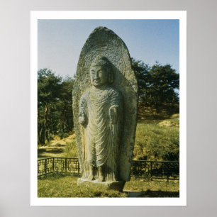 Poster Standing Bouddha at Ch'olch'on-ni, Naju, 10th cent