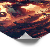 Poster Standoff mécanique dramatique - L'IA a provoqué la (Coin)