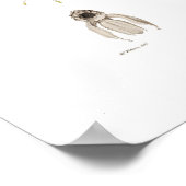 Poster Stanhopea martiana par Augusta Innes Withers. (Coin)