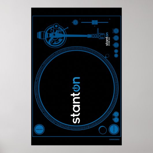 Poster Stanton Tourne-disque - DJ Disque Jockey Vi (Devant)